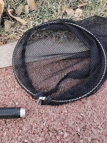 Nehrđajuća čelična mreža za velike ribe, s finim očima, otvor 30 mm, dubina mreže 1,5 m