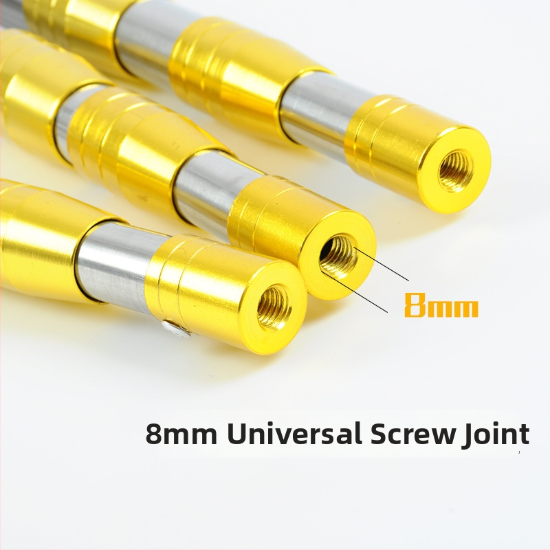 Nerezová oceľ teleskopická rybárska sieť s výklopnou hlavou a posilneným dizajnom