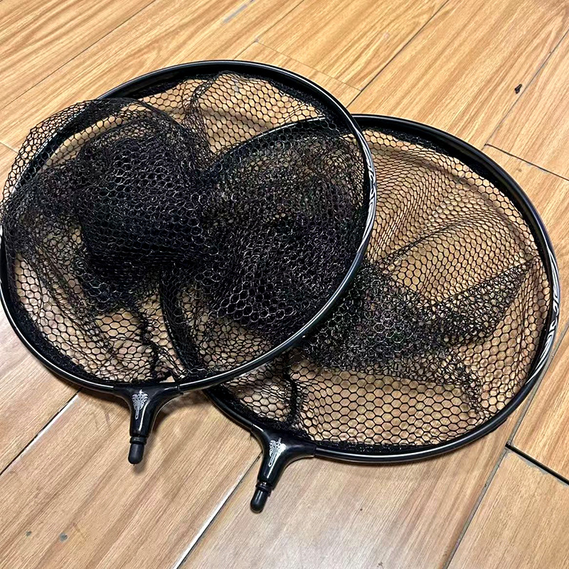 Алуминиев корпус на главата на уловна мрежа за риболов, удебелен, дизайн против закачане, лесно разглобяване, за големи риби