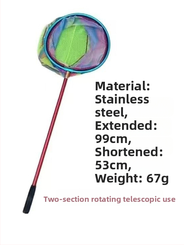 Gyerekeknek szóló pillangóháló teleszkópos szénszálas bottal – kültéri játék