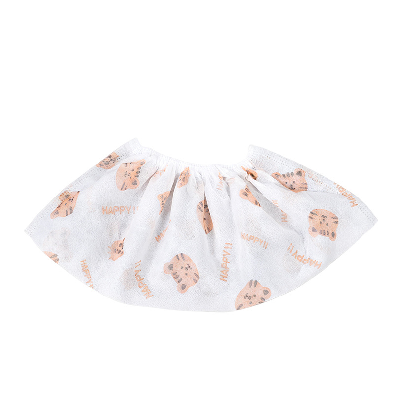  Capace de încălțăminte din material nețesut, de unică folosință, cu imprimeu Cartoon Cat, protecție împotriva prafului