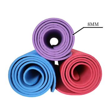 Joga podloga Ming Qi EVA, debljina 8 mm, 600 g, protuklizna, jednobojni uzorak