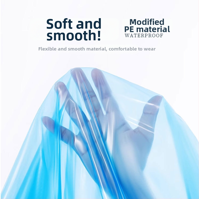 Pantaloni de ploaie de unică folosință pentru copii, acoperire completă a picioarelor, lungime extinsă, material PE, grosime normală