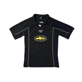 Oversize pamučna majica s tiskom slova, okrugli izrez