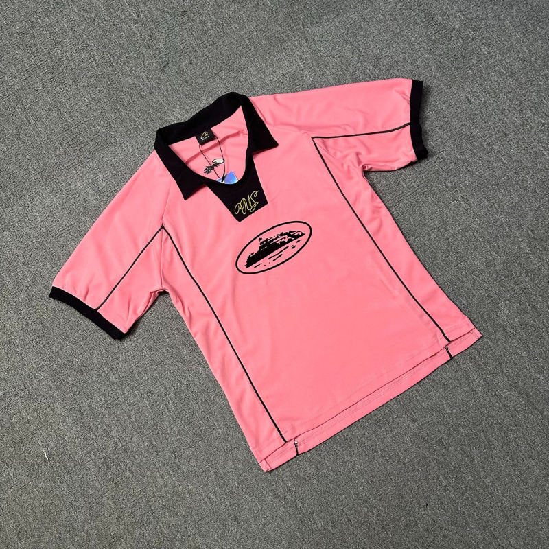 Oversize pamučna majica s tiskom slova, okrugli izrez