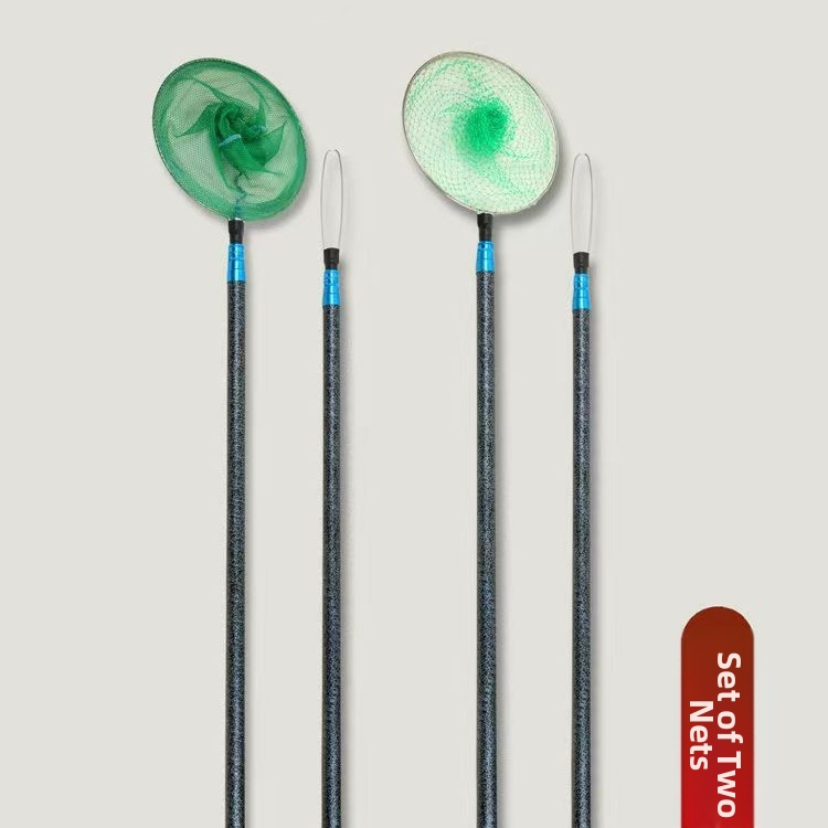 Izolovaný teleskopický prút na sieť s dvojitou sadou, extra hrubý, výsuvný