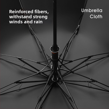 Kétoldalas automata esernyő, 8 acél bordával, 210T anyagú szövet, UPF>50, acél tengely és műanyag nyél, Tianxiu