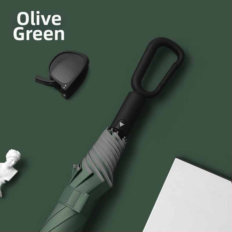 Kétoldalas automata esernyő, 8 acél bordával, 210T anyagú szövet, UPF>50, acél tengely és műanyag nyél, Tianxiu