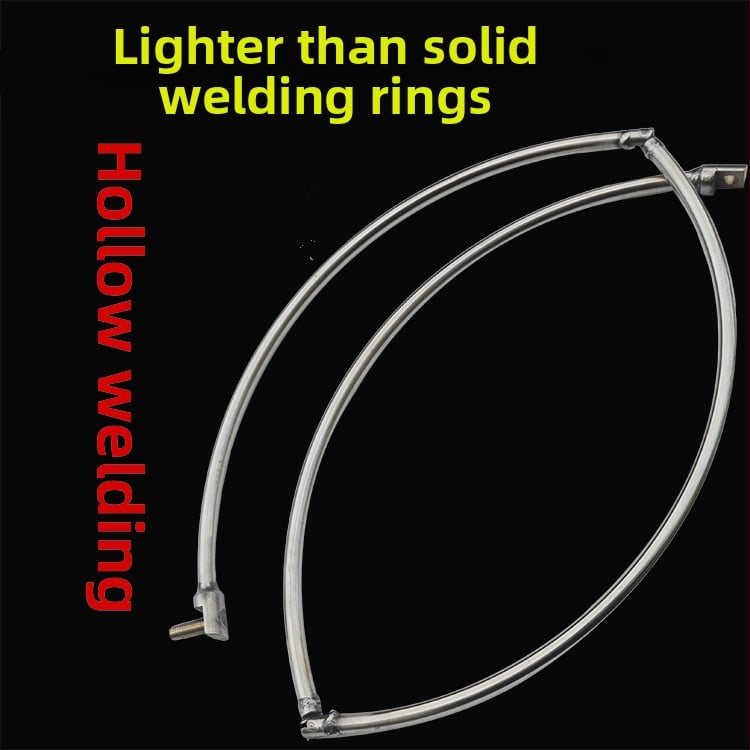 Okvir od nehrđajućeg čelika za ribolovnu mrežu, šuplja sklopiva glava s ojačanom zavarenom prstenom — Brand: Yingxing; Materijal: Nehrđajući čelik; Tip: sklopiva glava mreže