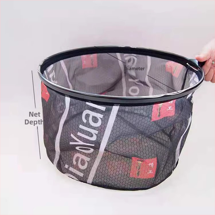 Integrovaná uhlíková sieťová hlava s výmennou sieťou – ľahká a pevná rybárska výbava