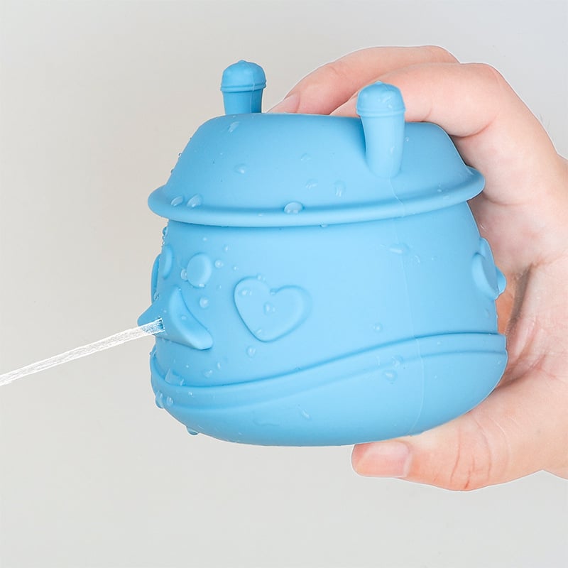 Set de jucării de baie din silicon, masticabile, pentru bebeluți și copii mici – jocuri cu apă pentru dezvoltarea coordonării mână-ochi