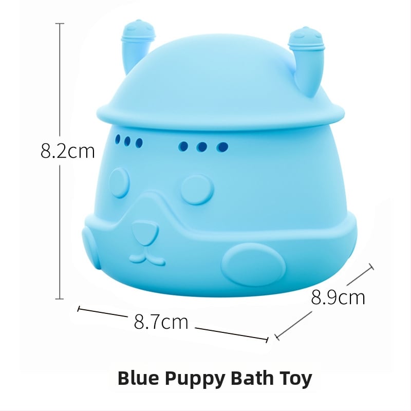 Set de jucării de baie din silicon, masticabile, pentru bebeluți și copii mici – jocuri cu apă pentru dezvoltarea coordonării mână-ochi