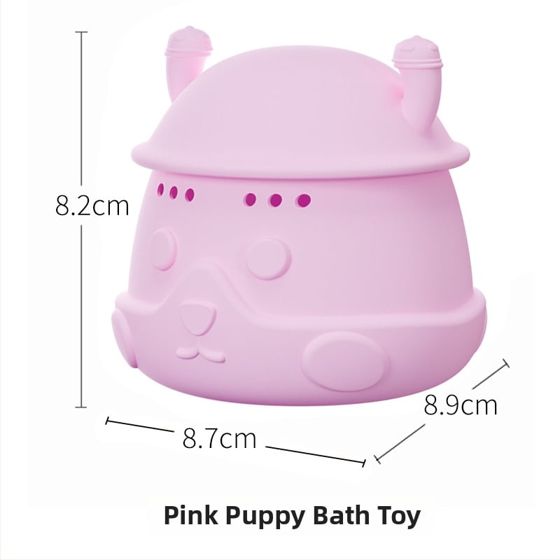 Set de jucării de baie din silicon, masticabile, pentru bebeluți și copii mici – jocuri cu apă pentru dezvoltarea coordonării mână-ochi