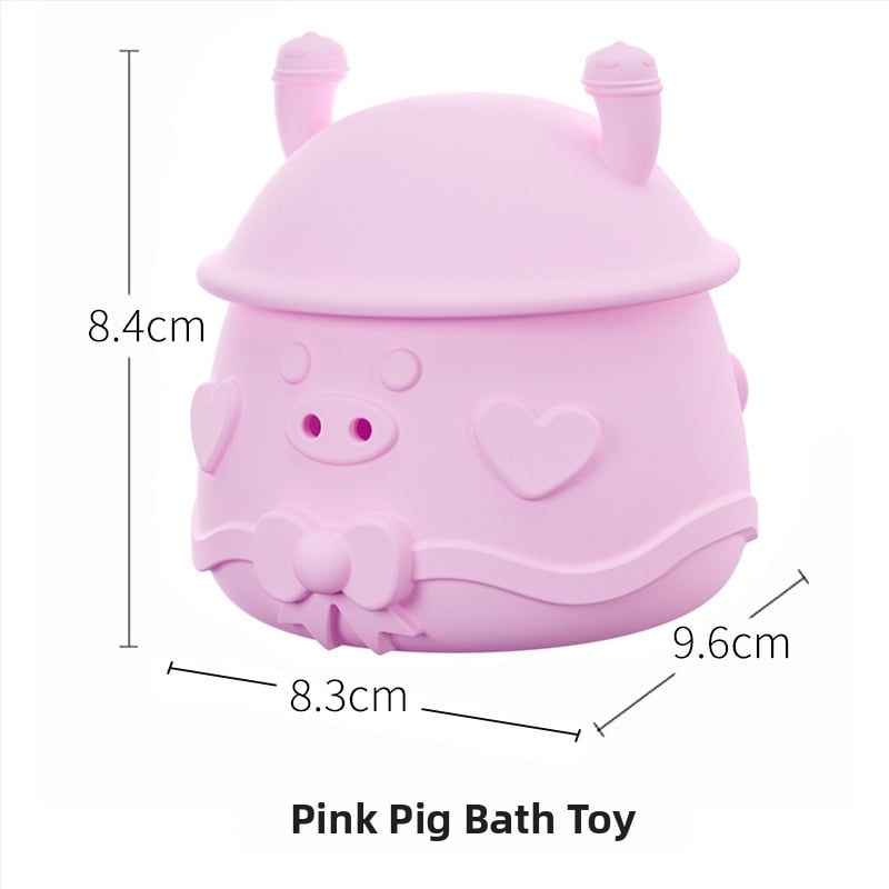 Set de jucării de baie din silicon, masticabile, pentru bebeluți și copii mici – jocuri cu apă pentru dezvoltarea coordonării mână-ochi