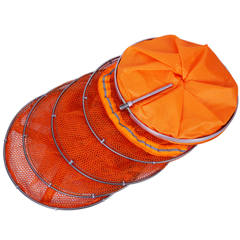 Риболовна защитна мрежа, нейлонова лепена мрежа, двойно-кръгъл дизайн, мрежеста чанта — Марка: Fish Arrived