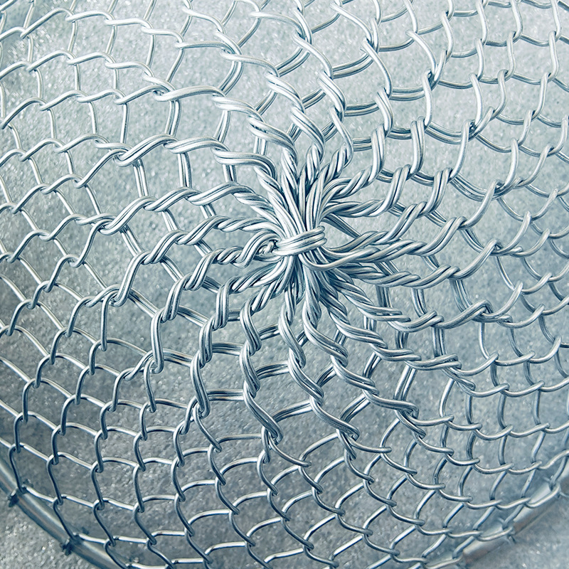 Ледно риболовно устройство с галванизирана желязна мрежа и лъжичкоподобна глава за зимен лед