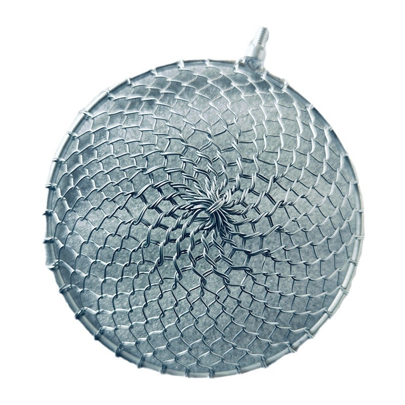 Ледно риболовно устройство с галванизирана желязна мрежа и лъжичкоподобна глава за зимен лед