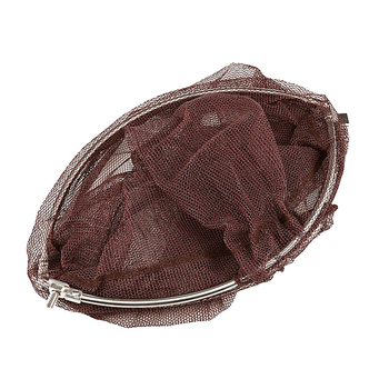 Сгъваема глава за риболовна мрежа от неръждаема стомана с залепена антизакачаща мрежа, товароносимост 7,5 кг, дълбочина 35 см