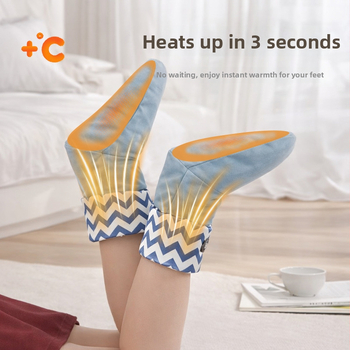 USB nabíjateľné elektrické zohrievače na nohy, nositeľné ohrievajúce ponožky, 5V, 10W