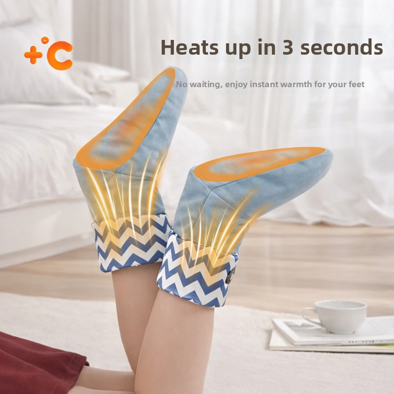 USB nabíjateľné elektrické zohrievače na nohy, nositeľné ohrievajúce ponožky, 5V, 10W