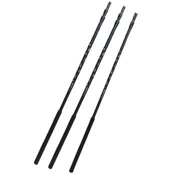 Καρβονική ράβδος για δίχτυα αλιείας με αφρώδες χερούλι, τηλεσκοπική, 2–3 τμήματα