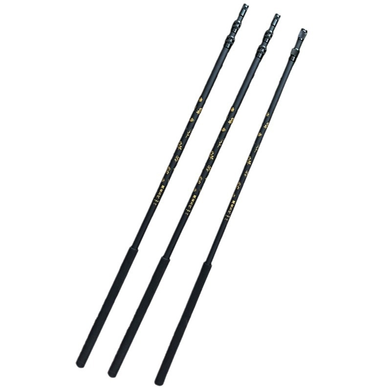 Καρβονική ράβδος για δίχτυα αλιείας με αφρώδες χερούλι, τηλεσκοπική, 2–3 τμήματα