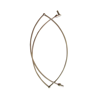 Rozsdamentes acélból készült szilárd halászhálófej, összecsukható gyűrűvel, integrált vastag csavaros dizájnnal, 8 mm-es keret