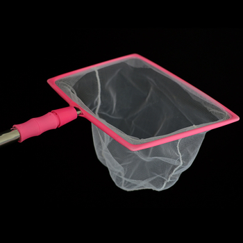 Kinyúló gyermekeknek szóló háló kinti használatra, rovarok és vízi élőlények fogására, négyzetes fejű kivitel