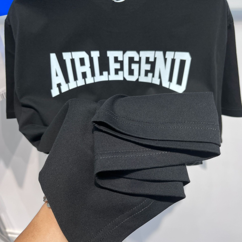 Muška bavlena majica s tiskom slova, ležerni kroj, kratki rukavi, okrugli izrez, 95% pamuka