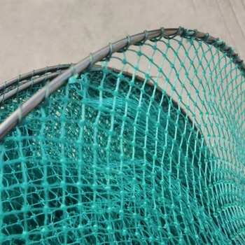 Солидна неръждаема стомана глава за риболовна мрежа с механизъм, мрежа от неръждаема стомана с гумено покритие, товаропоносимост 200 кг, дълбочина варира според диаметъра