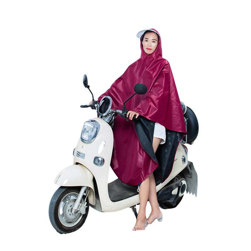 Felnőtt split esőponcsó motorkerékpárhoz és kerékpárhoz, Oxford szövet, PVC vízálló réteg, anyagvastagság 23