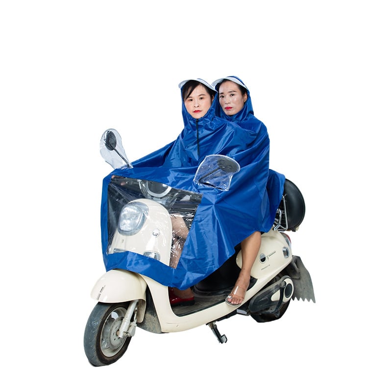 Felnőtt split esőponcsó motorkerékpárhoz és kerékpárhoz, Oxford szövet, PVC vízálló réteg, anyagvastagság 23