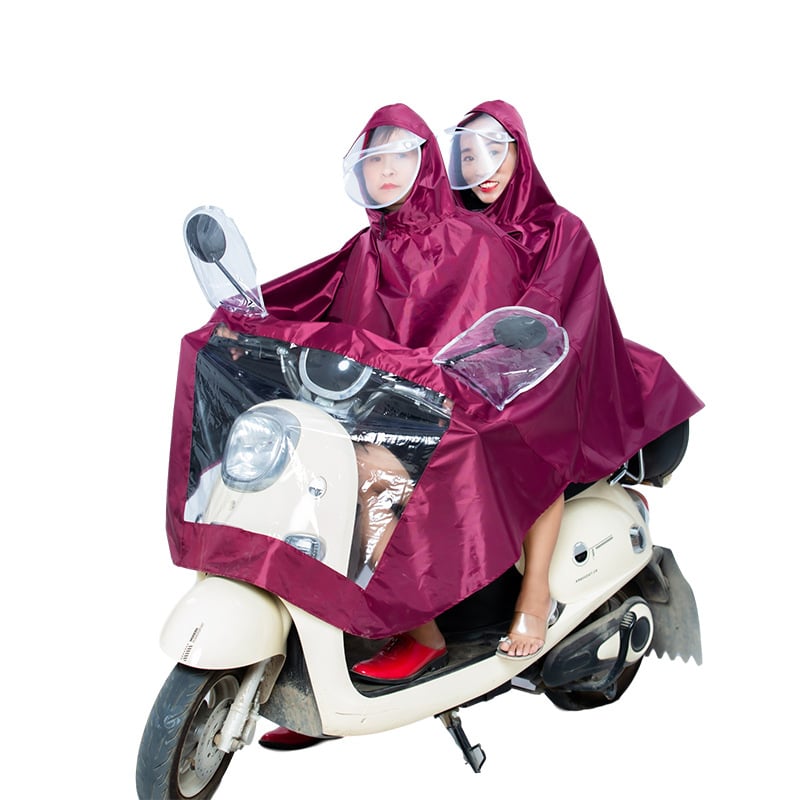 Felnőtt split esőponcsó motorkerékpárhoz és kerékpárhoz, Oxford szövet, PVC vízálló réteg, anyagvastagság 23