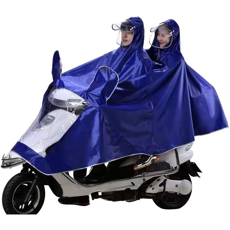Felnőtt split esőponcsó motorkerékpárhoz és kerékpárhoz, Oxford szövet, PVC vízálló réteg, anyagvastagság 23
