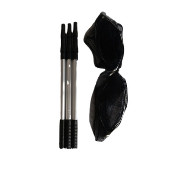 Alumínium ötvözetből készült horgászháló, három részes, kihúzható tervezés és pontos pozicionálás