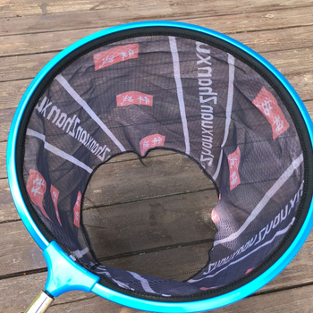 Hongfei alumíniumötvözet hálófej horgászathoz, mélyített és megvastagodott kivitel, hexagonális háló és anti-akadási funkció – Hongfei