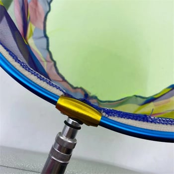 Mreža za ronjenje od aluminijske legure s integriranom glavom u obliku prstena, kamuflažni uzorak, brzo sušenje, antiadhezivni premaz, za velike ribe