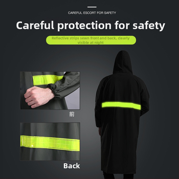 Dugi PVC kišni kaput za potpunu zaštitu od kiše, unisex, za outdoor planinarenje