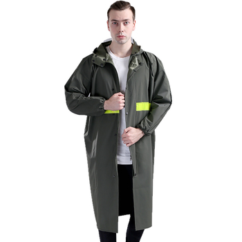 Dugi PVC kišni kaput za potpunu zaštitu od kiše, unisex, za outdoor planinarenje