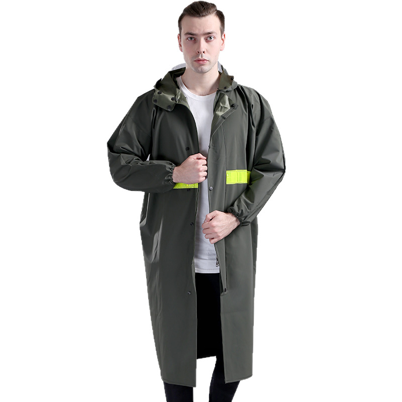 Dugi PVC kišni kaput za potpunu zaštitu od kiše, unisex, za outdoor planinarenje