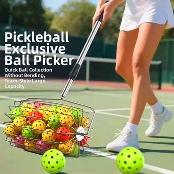 Zberač loptičiek na stolný tenis – vysúvací, prenosný, z nehrdzavejúcej ocele, od Hasego