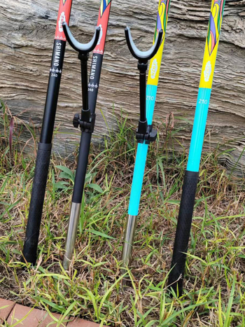 Държач за дипнет за пръчка със задно окачване, въглеродни влакна, многонаправлено завъртане