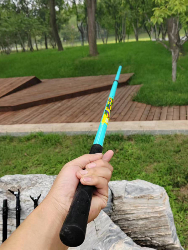 Държач за дипнет за пръчка със задно окачване, въглеродни влакна, многонаправлено завъртане