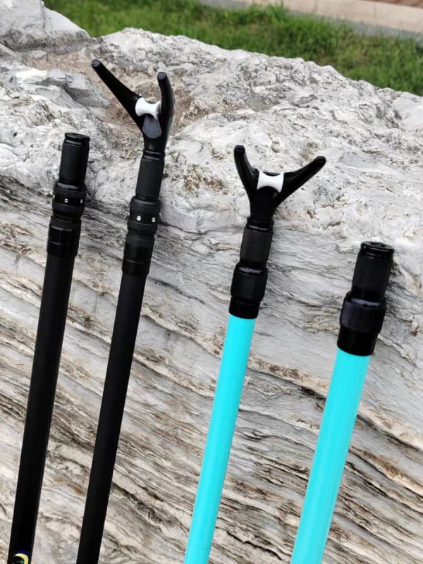 Държач за дипнет за пръчка със задно окачване, въглеродни влакна, многонаправлено завъртане