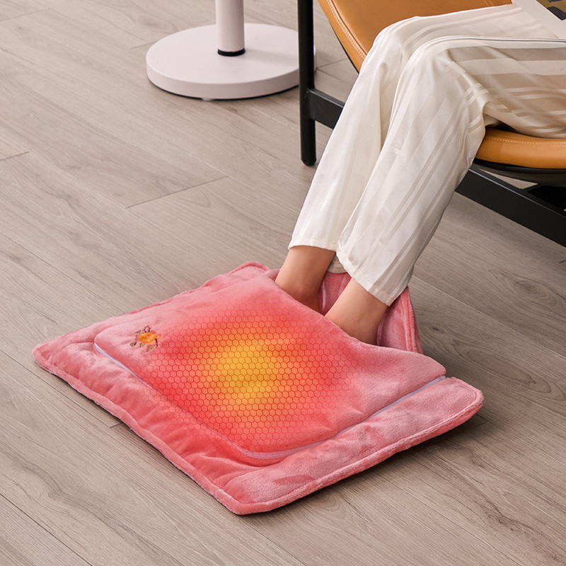 Подгряваща подложка за крака с дистанционно управление – USB захранване, 220V, 40W, нагряване чрез щепсел