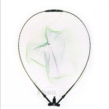 Hlava rybárskej siete značky Litu, uhlík, skladací doplnok, pevná orientácia
