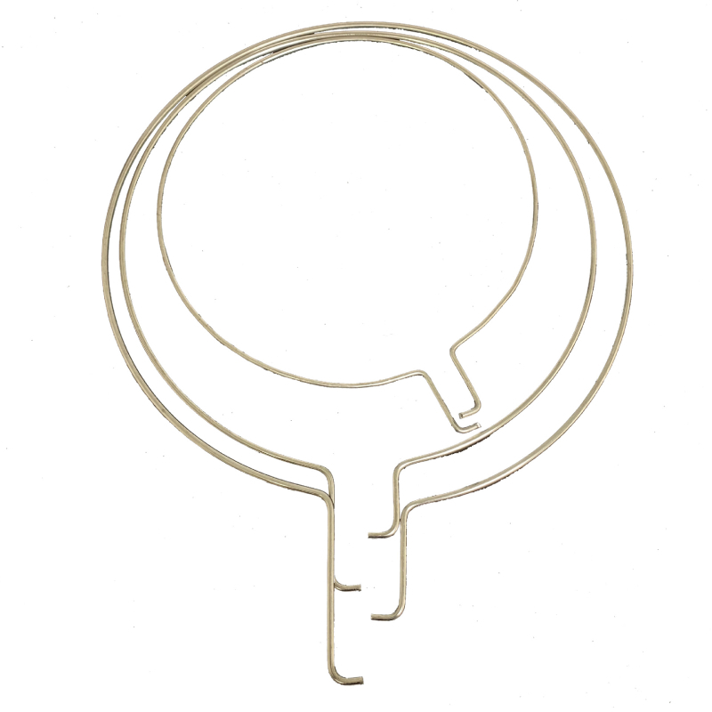 Prsten za mrežu za ribolov, nehrđajući čelik, čvrst, sklopiv, jednodijelni dizajn