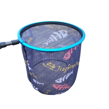 Alumíniumötvözetből készült horgász hálófej teleszkópos beállítással; teherbírás 5 kg; mélység 45 cm