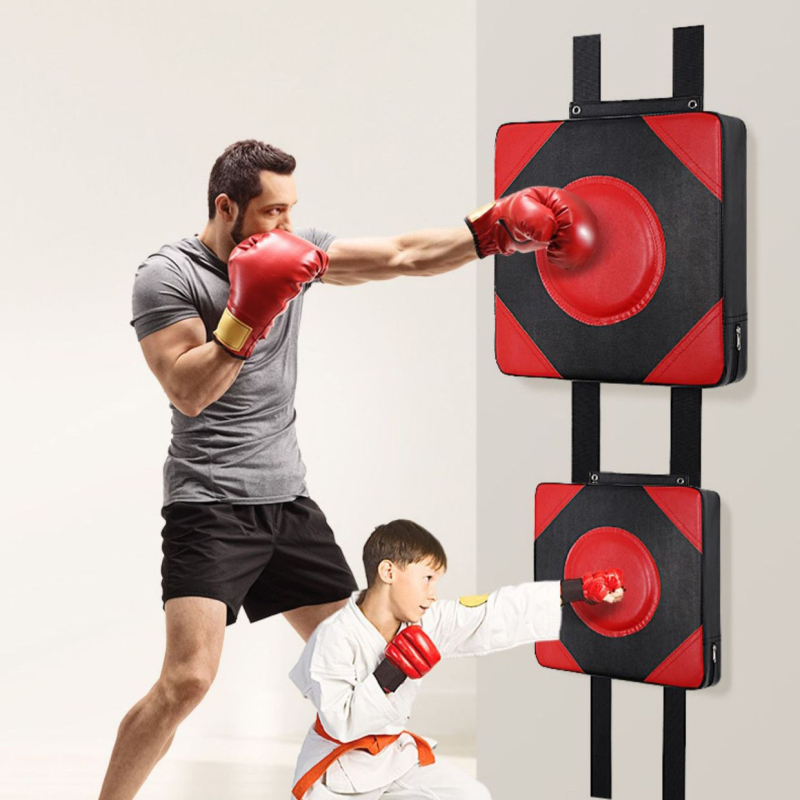 Stijeni boksački cilj za trening na zidu, od Oxford platna i PU kože, 1500 g, za fitness trening.