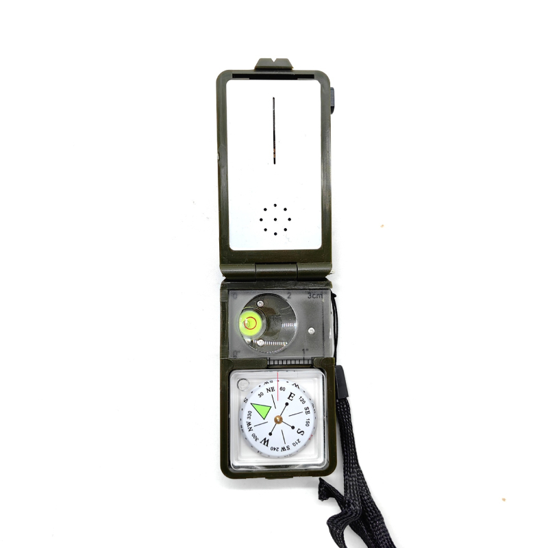 Túlélő Eszközök: 10 az 1-ben többfunkciós kompász hőmérővel, higrométerrel, LED világítással, kültéri gyújtó és síppal — Zhengneng; Eredet: Yiwu; Kereszt-szárnyú export kizárólagos forrás; Export tanúsítvány: Nincs